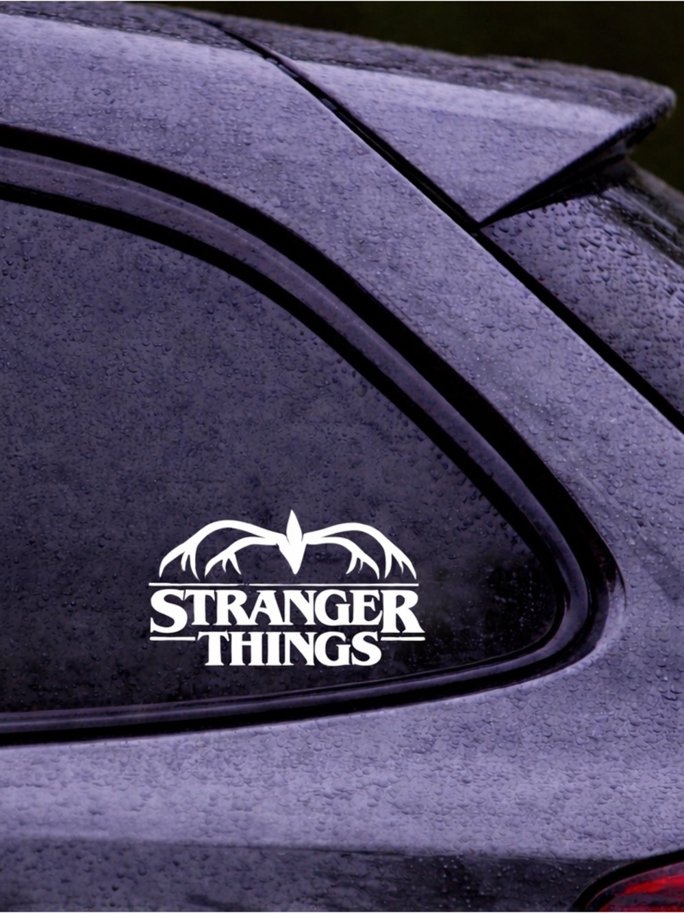 🌸5/$20🌸Stranger Things & Mind Flayer White Vinyl Decal